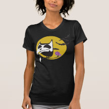 Búho, palo, rata muerta camiseta