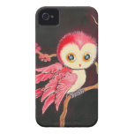 Búho rojo dulce iPhone 4 Case-Mate carcasa