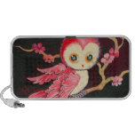 Búho rojo dulce notebook altavoz