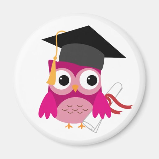 Pink Graduation Owl Pink Graduation Owl