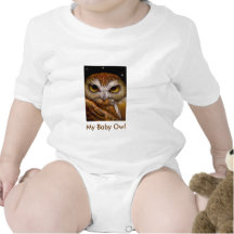 BÚHO SEPTENTRIONAL de SAW-WHET, mi búho del bebé Camiseta