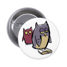 búhos de la lectura pins