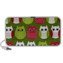 Búhos retros del navidad de la MOD iPod Altavoces