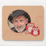 Búhos retros Mousepad Alfombrillas De Ratones