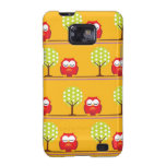Búhos y árboles galaxy s2 funda