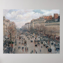 Bulevar Montmartre - París - Camille Pissarro Impresiones