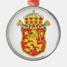 Bulgaria poco escudo de armas adorno de reyes