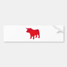 Bull considera rojo pegatina de parachoque