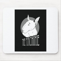bull terrier mouse pad