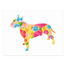 Bull terrier tarjetas postales