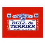 Bull y Terrier Tarjetas Postales