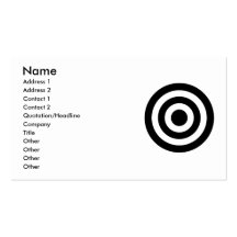 Bull's_Eye Tarjeta De Visita