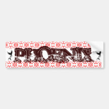 Bumbersticker de Phoenix Pegatina De Parachoque