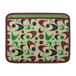 Bumeranes retros adaptables y Starbursts Funda MacBook