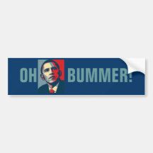 ¡BUMMER DEL OH! Obama Pegatina De Parachoque