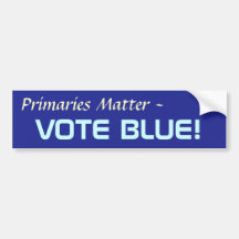 Bumpersticker de la MATERIA de las PRIMARIAS Etiqueta De Parachoque