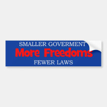 Bumpersticker de MOREFREEDOMS Etiqueta De Parachoque