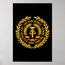 Bundesrepublik Deutschland/guirnalda de la Alemani Poster