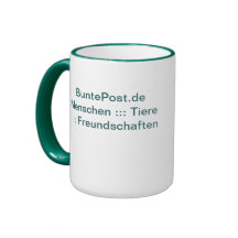 Bunte Post Tasse