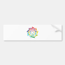 buntes Windrad colorful whizz wheel Autoaufkleber