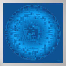 Buñuelo de Lapis con la impresión del arte del lab Posters