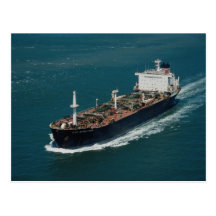Buque de petróleo postales