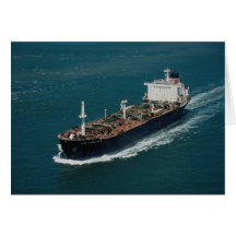 Buque de petróleo tarjetas
