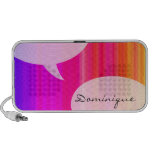Burbuja de la charla del arco iris mini altavoces