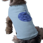 Burbuja de la charla ropa para mascota