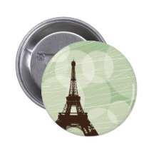 Burbujas de la torre Eiffel - verde Pin