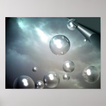 Burbujas del cielo impresiones