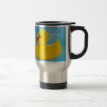 Burbujas Ducky/azules de goma lindas Tazas