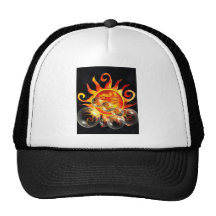 Burbujas felices, brillantes gorra