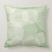 Burbujas verdes cojines