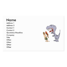 Burp de Dino Plantilla De Tarjeta De Negocio