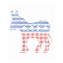 Burro de Demócrata Postales