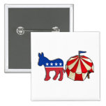 Burro del circo de Demócrata Pins