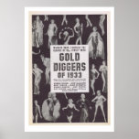 Buscadores de oro de 1933 posters