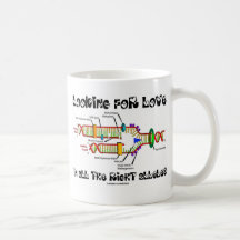 Buscando amor en todos los alelos derechos (DNA) Taza De Café