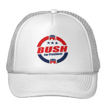 BUSH PARA el PRESIDENTE (republicano) Gorras