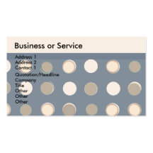 Businesscard clásico retro tarjetas de negocios