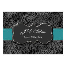 businesscards de moda del salón tarjetas de visita