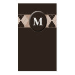 Businesscards del monograma plantilla de tarjeta de negocio