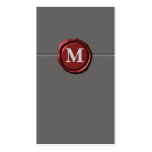 Businesscards del monograma tarjetas de negocio