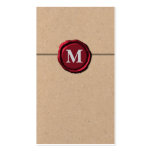 Businesscards del monograma tarjetas de negocio