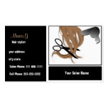 Businesscards del salón de pelo tarjetas de negocio