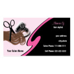 Businesscards del salón de pelo tarjetas de negocio