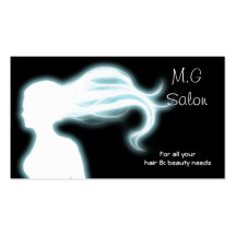 Businesscards del salón de pelo tarjetas de visita