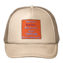 Busque la etiqueta de unión gorras