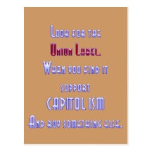 Busque la etiqueta de unión tarjeta postal